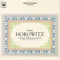 CBS : Horowitz - Carnegie Hall Historic Return